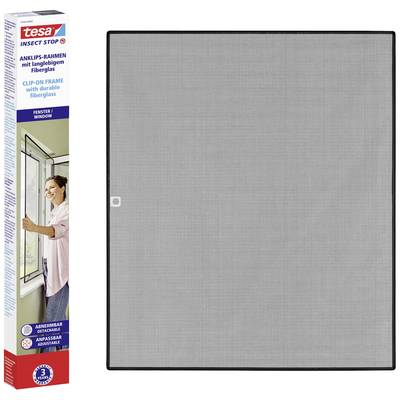 Image of tesa INSECT STOP 55360-00000-00 Fly screen (W x H) 1 m x 1.2 m Anthracite 1 pc(s)