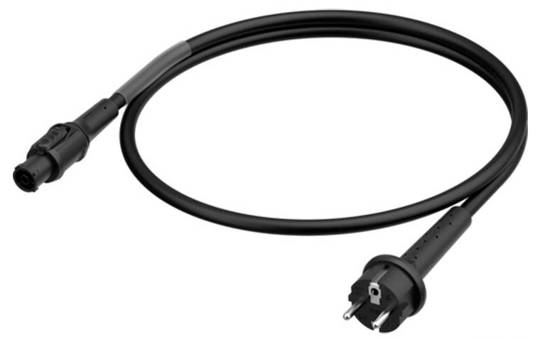 Neutrik 1028916 Current Cable Black 3 m