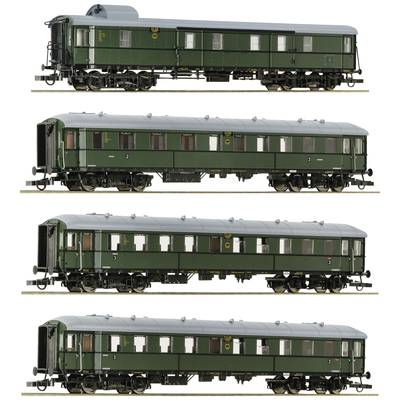 Roco 6200056 H0 set of 4 1: "Zwickau tradition train" of DR Pw4ü, 2./3. Class BC4ü, 3. Class C4ü