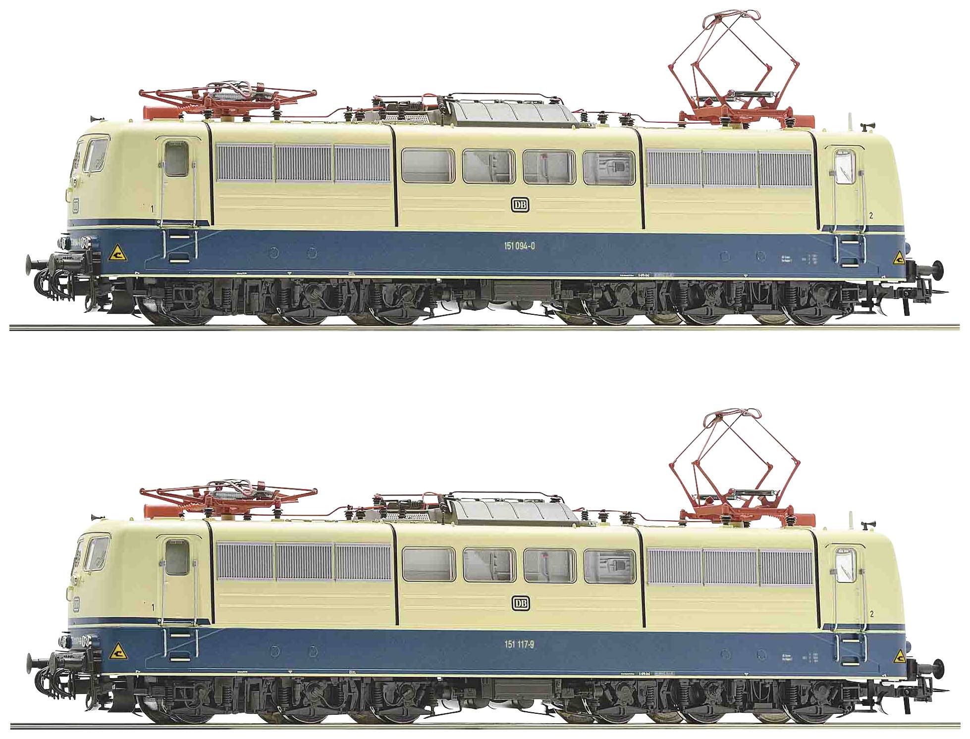 Image of Roco 70408 H0 set of 2 E-Loc 151 094-0 and 151 117-9 of DB