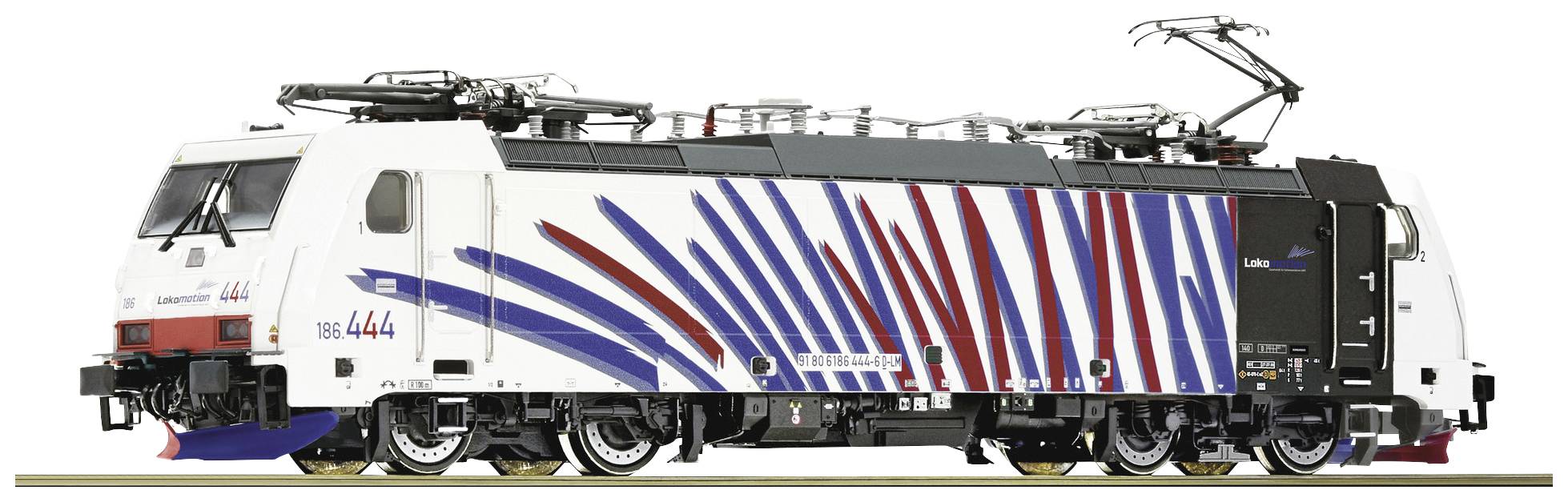Roco 7500074 H0 E-Loc 186 444-6, Locomotion