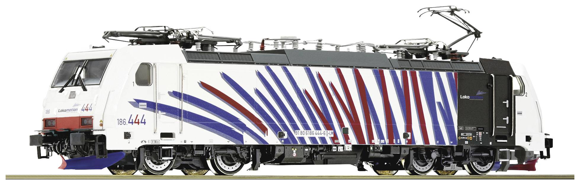 Roco 7510074 H0 E-Loc 186 444-6, Locomotion