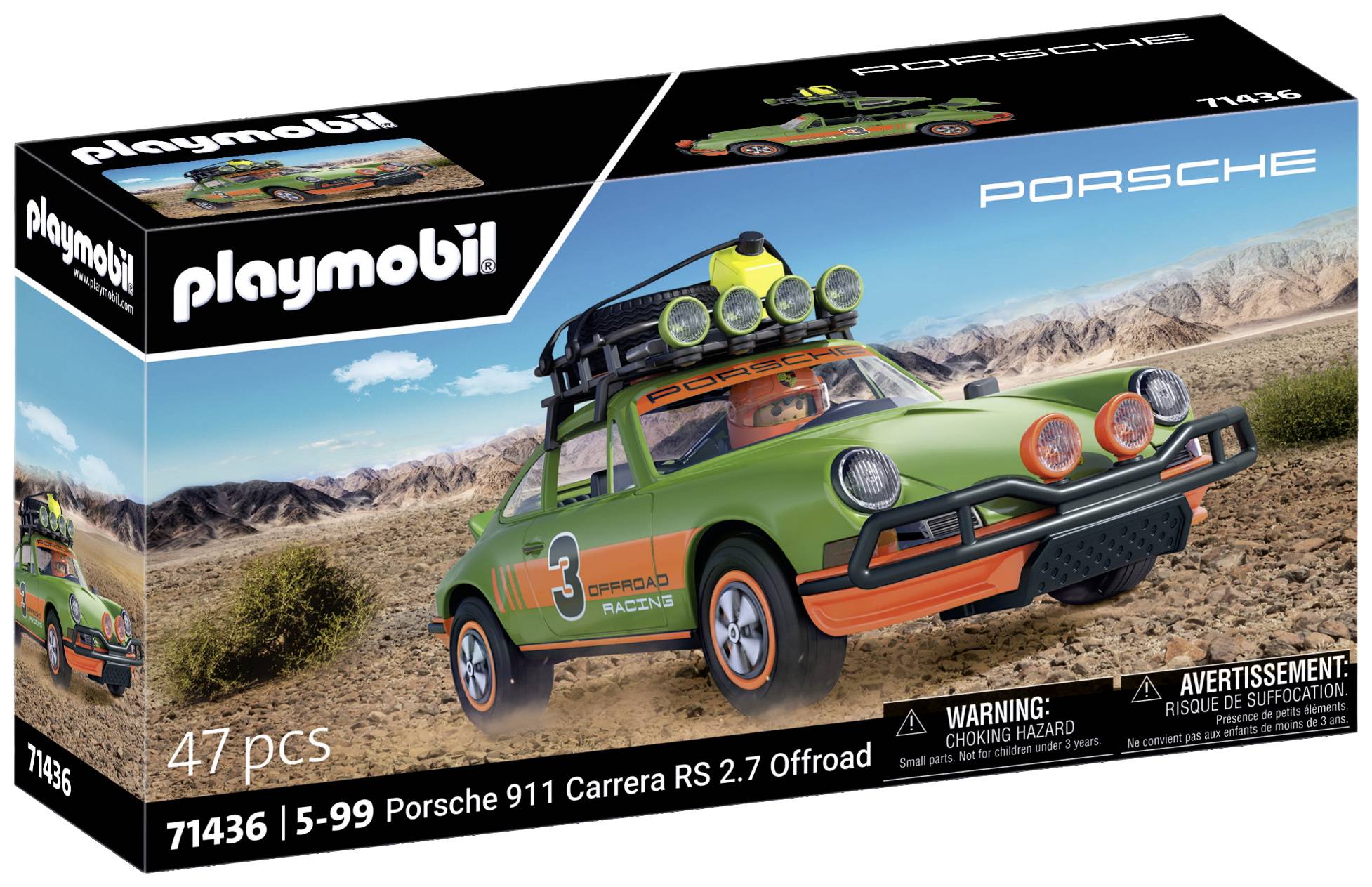 Playmobil® Porsche Porsche 911 Carrera RS 2.7 offroad 71436