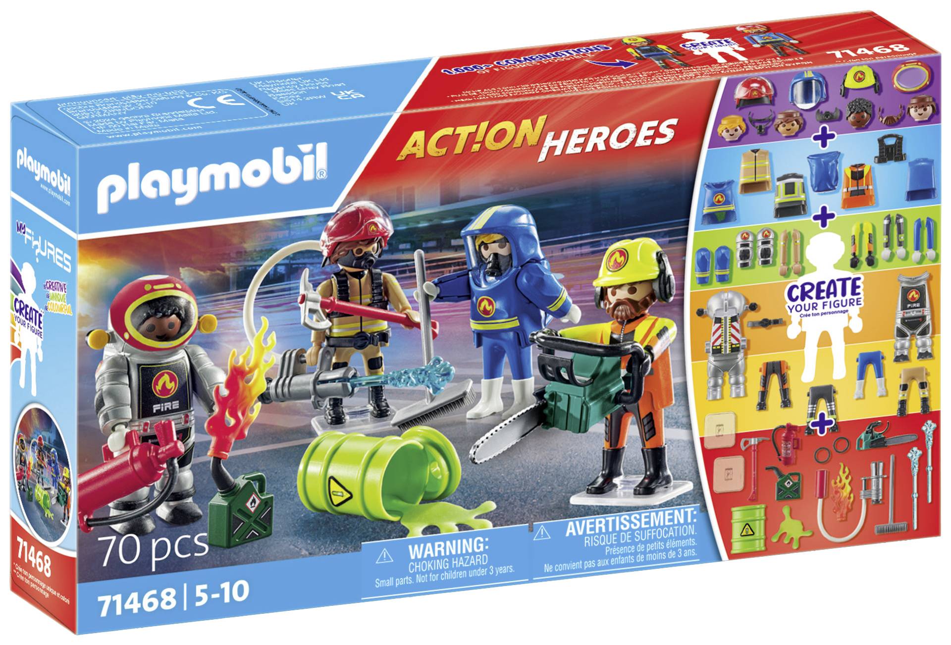Image of Playmobil® ACT!ON HEROES Fire service 71468