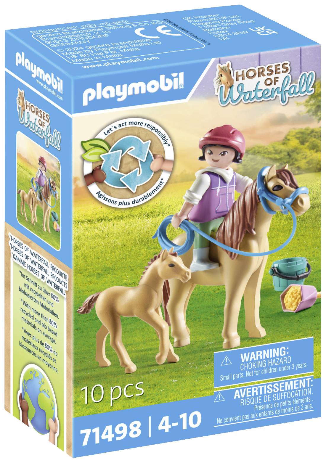 Playmobil® Horses of Waterfall Child with pony and foals 71498