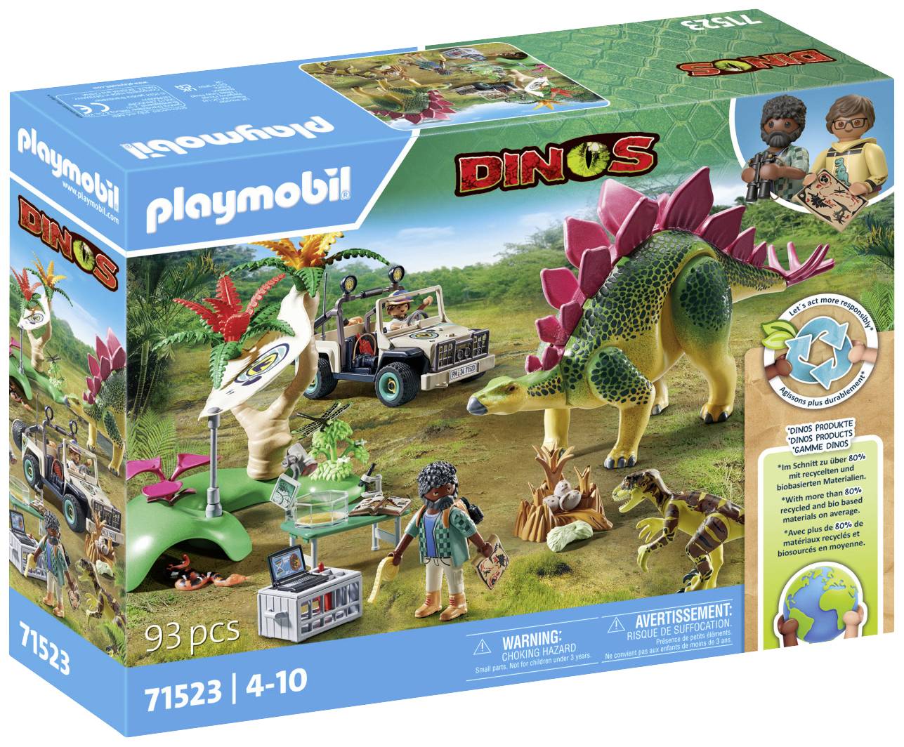Image of Playmobil® Dinos Research camp with dinosaurs 71523