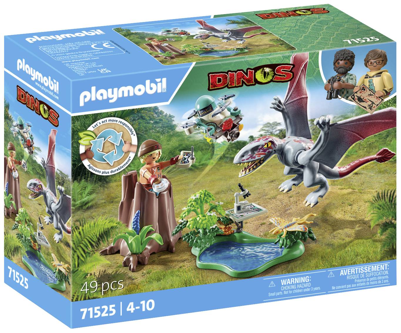 Playmobil® Dinos Monitoring station for Dimorphodon 71525