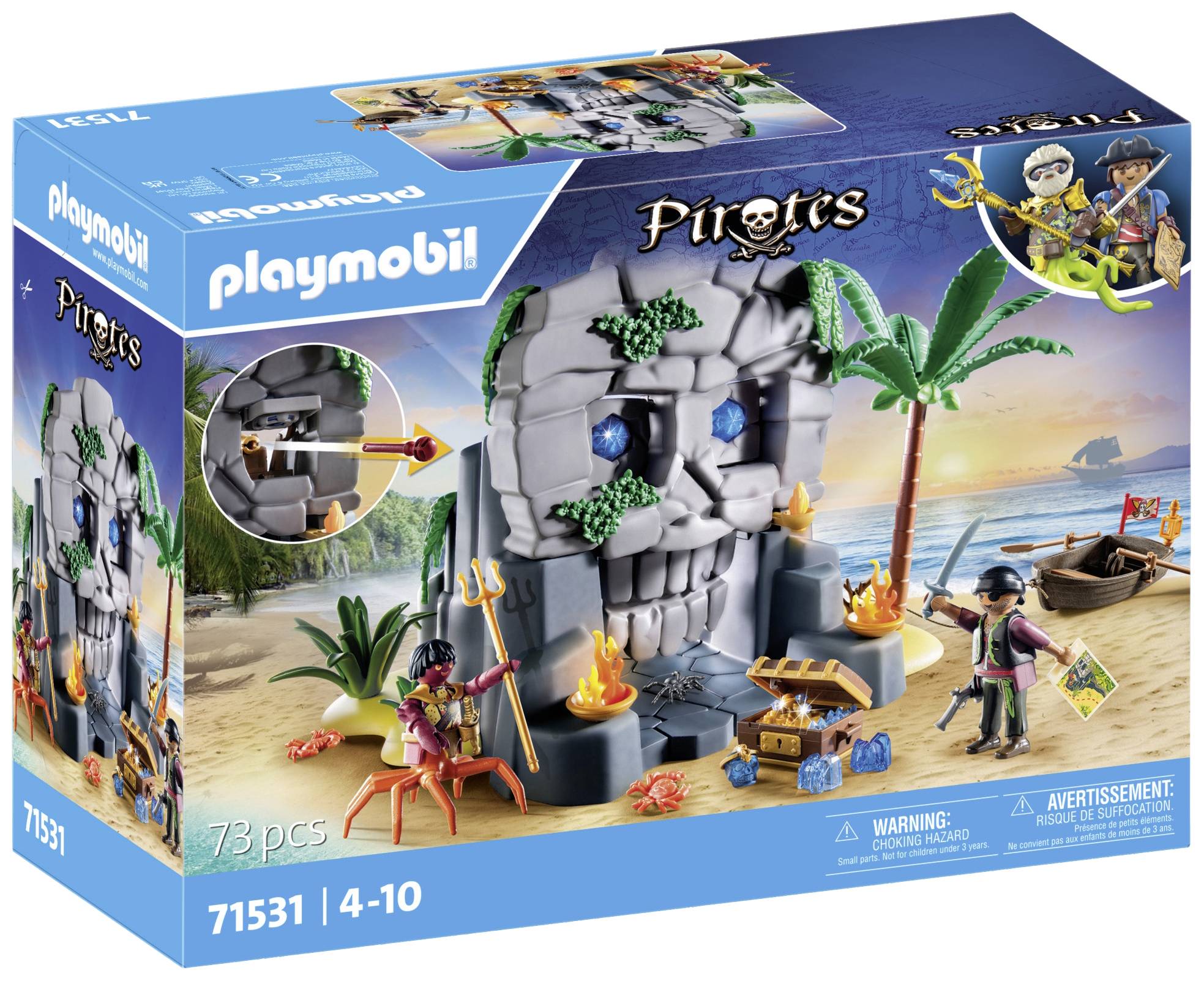 Image of Playmobil® Pirates Skull and bones 71531