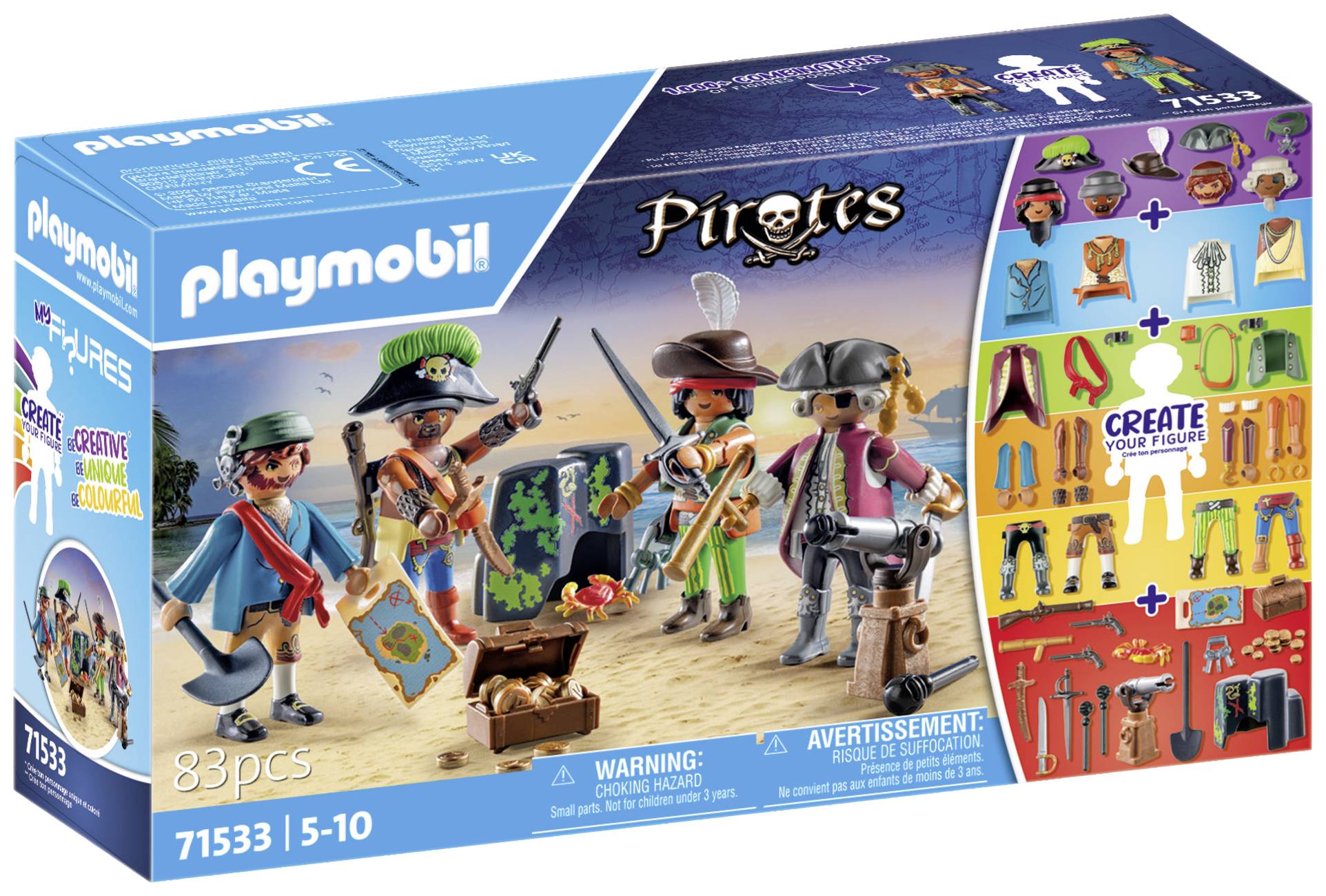 Playmobil® Pirates My Figures: Pirates 71533