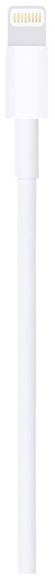 White Lightning cable, pictured vertically, showing the connector at the top.