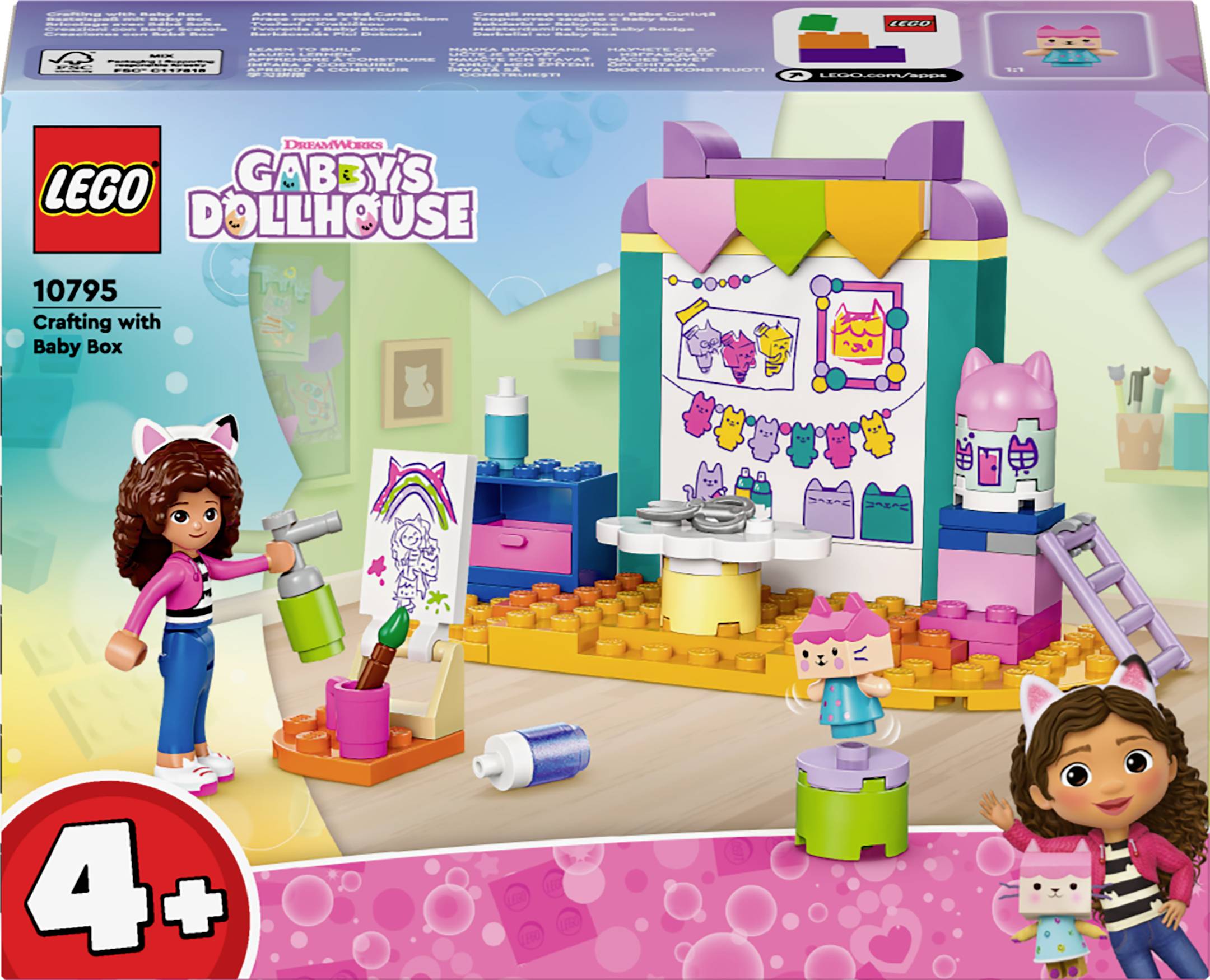 10795 LEGO® Gabby’s Dollhouse Arts & Crafts fun with Baby Box