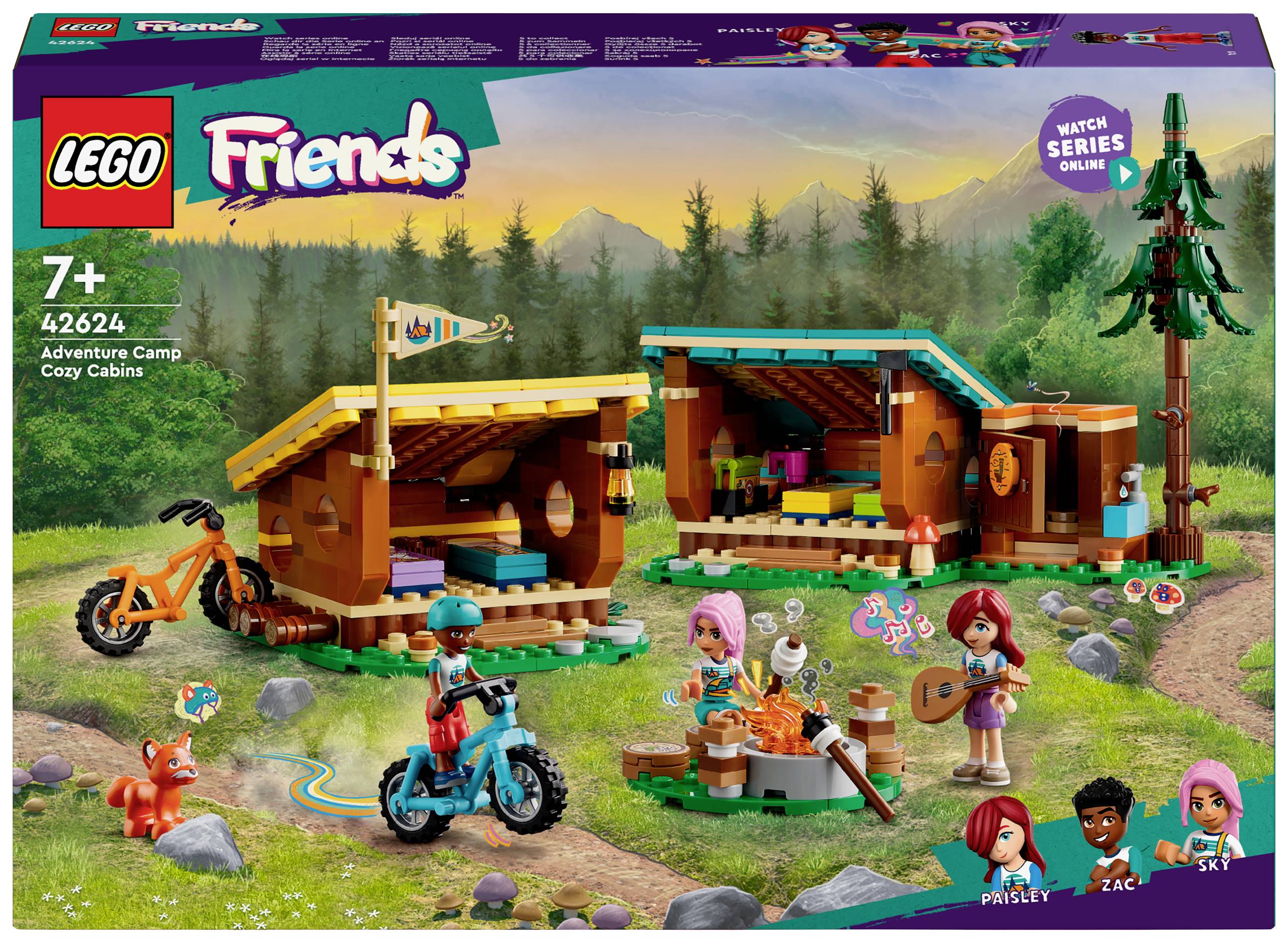 42624 LEGO® FRIENDS Cozy cabins in the adventure camp