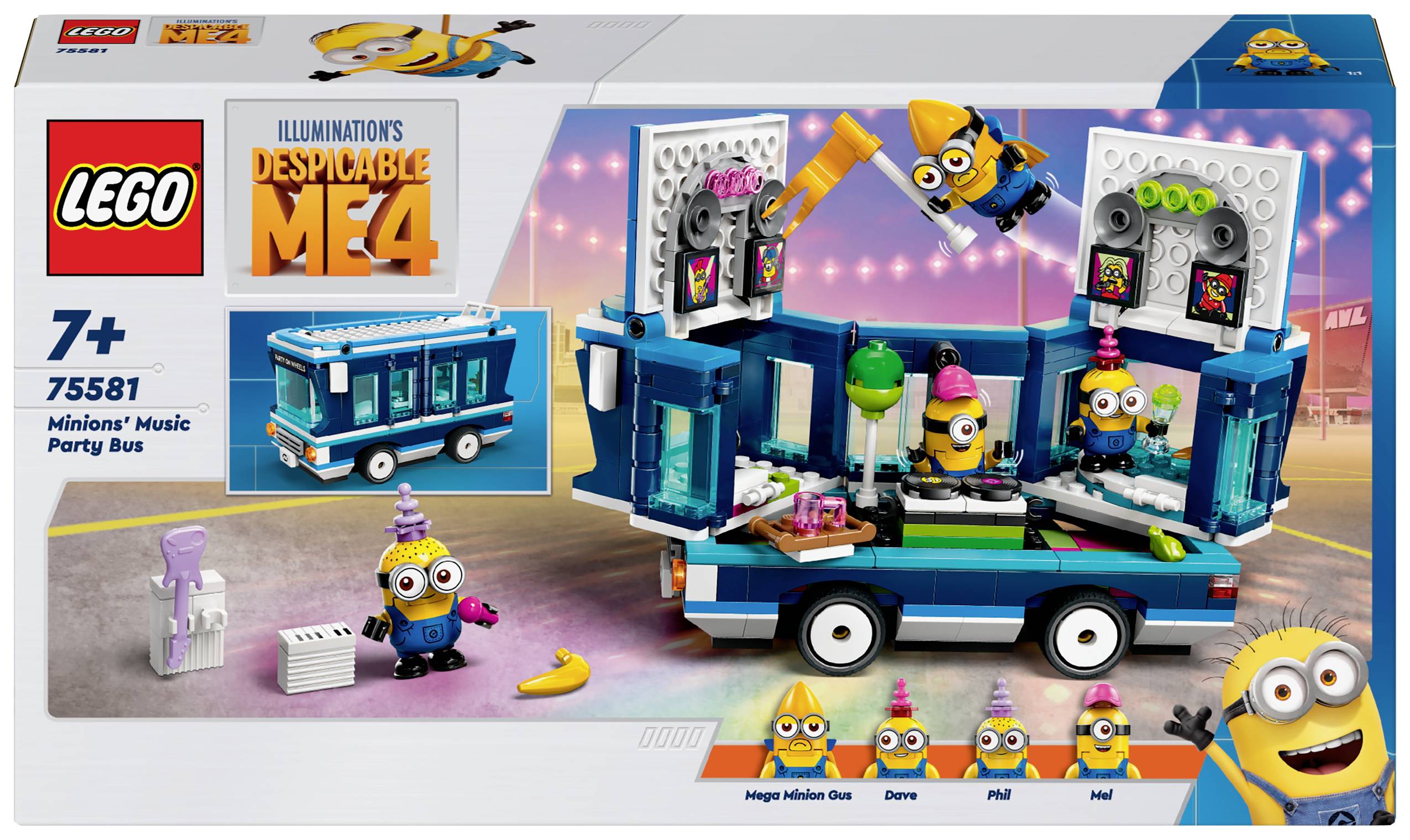 75581 LEGO® Minions Minions and the Party bus