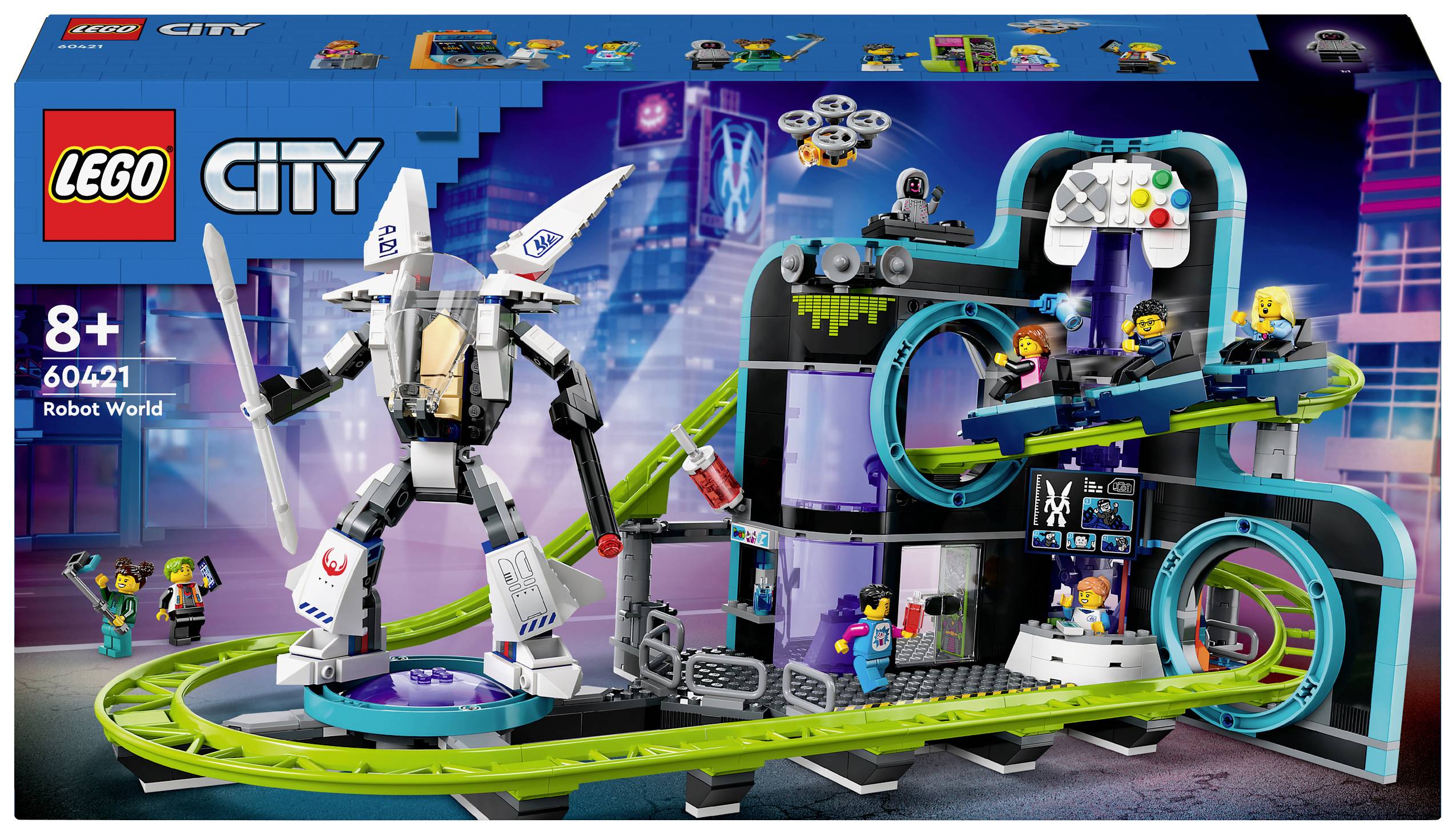 60421 LEGO® CITY Roller coaster with robot mechanic