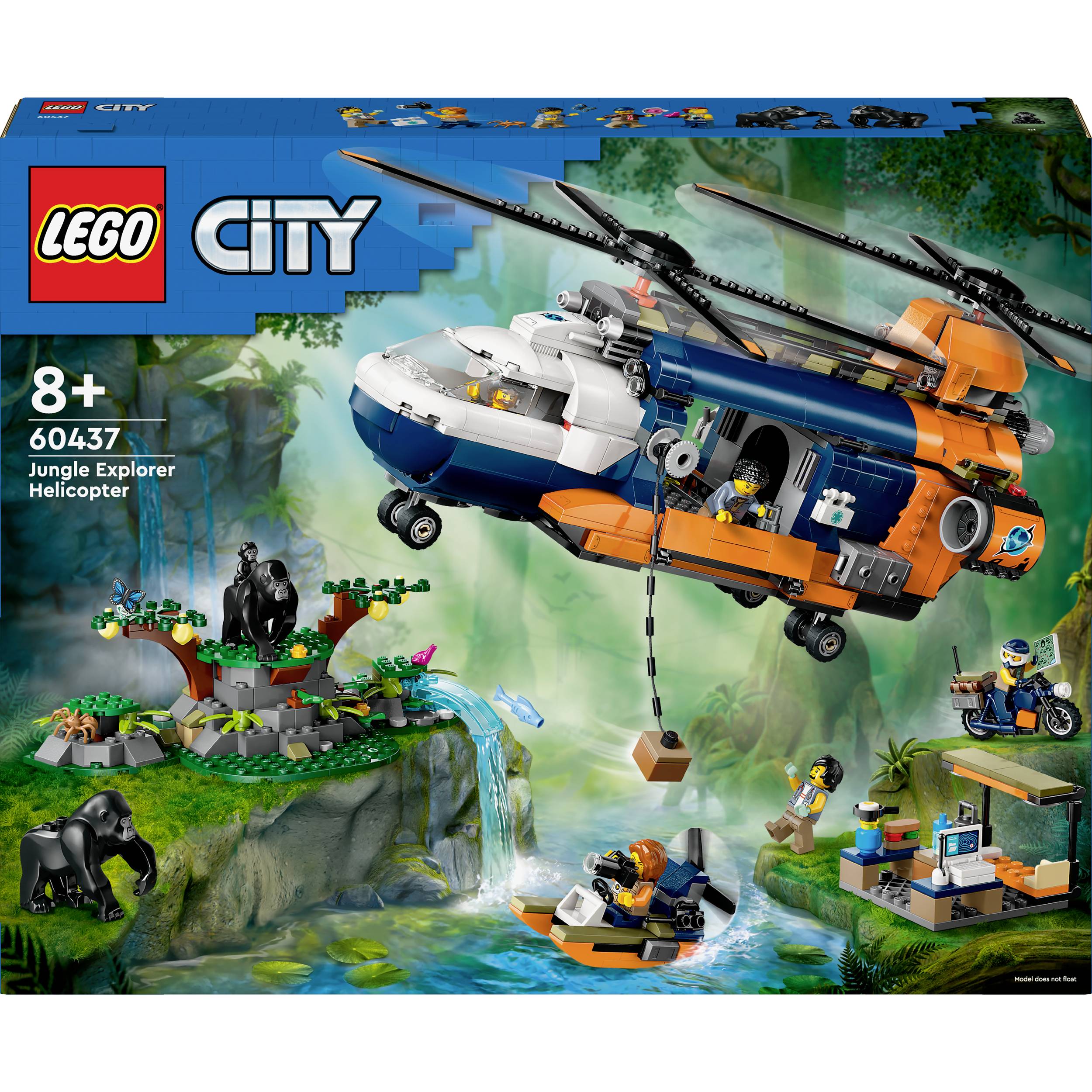 60437 LEGO® CITY Jungle researcher helicopter