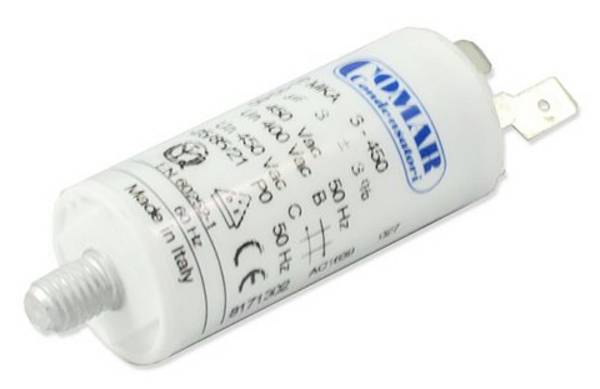 COMAR 600013 1 pc(s) Electric motor capacitor 16 µF 450 V AC 5 % (Ø) 40 mm