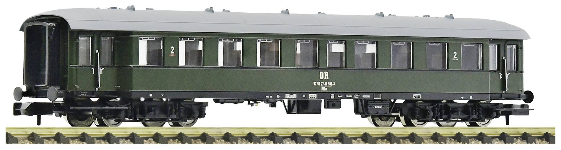 Image of Fleischmann 6260020 N express train wagon 2. Class of DR 2. Class, stage
