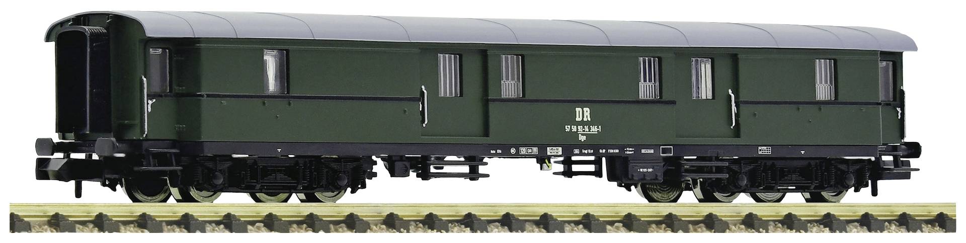 Fleischmann 6260022 N express train luggage wagon of DR Luggage car, DGE
