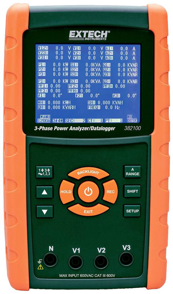Extech 382100 Network diagnostics Data logger