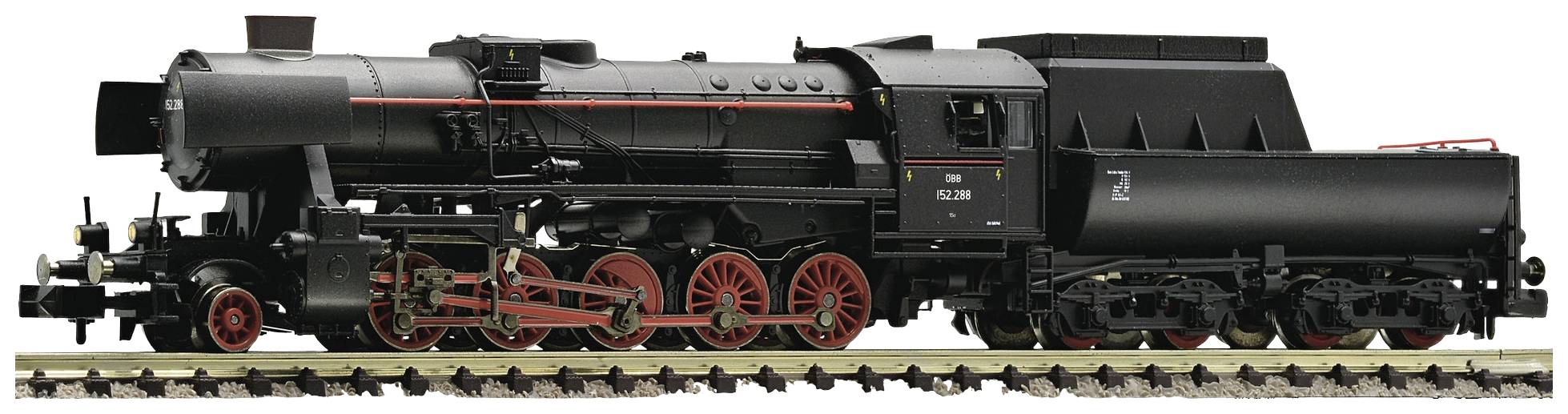 Fleischmann 7160011 N steam locomotive 152 288 of OeBB