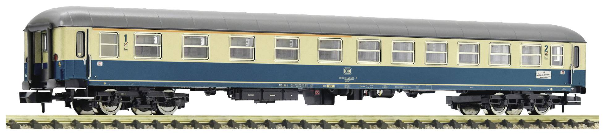 Image of Fleischmann 6260034 N Express train wagon 1./2. Class of DB (1st/2nd Class, ABm 225