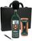 'Extech' Sound Level Meter with display showing 76.5 dB. Includes calibrator, screwdriver and black case in the background.