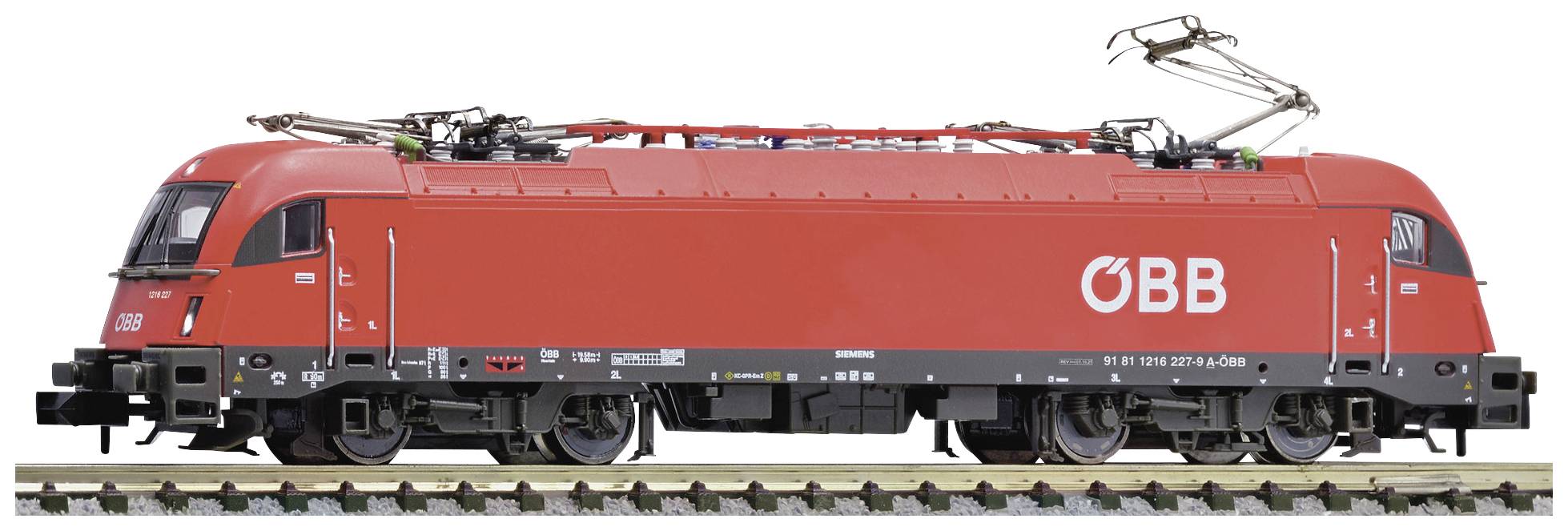 Fleischmann 7560029 N E-Loc 1216 227-9 of Swiss federal Railways