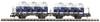 Fleischmann 6660046 N container carriage double unit of DB