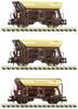Fleischmann 6660057 N 3-piece set of Österreichische Bundesbahn ballast wagons