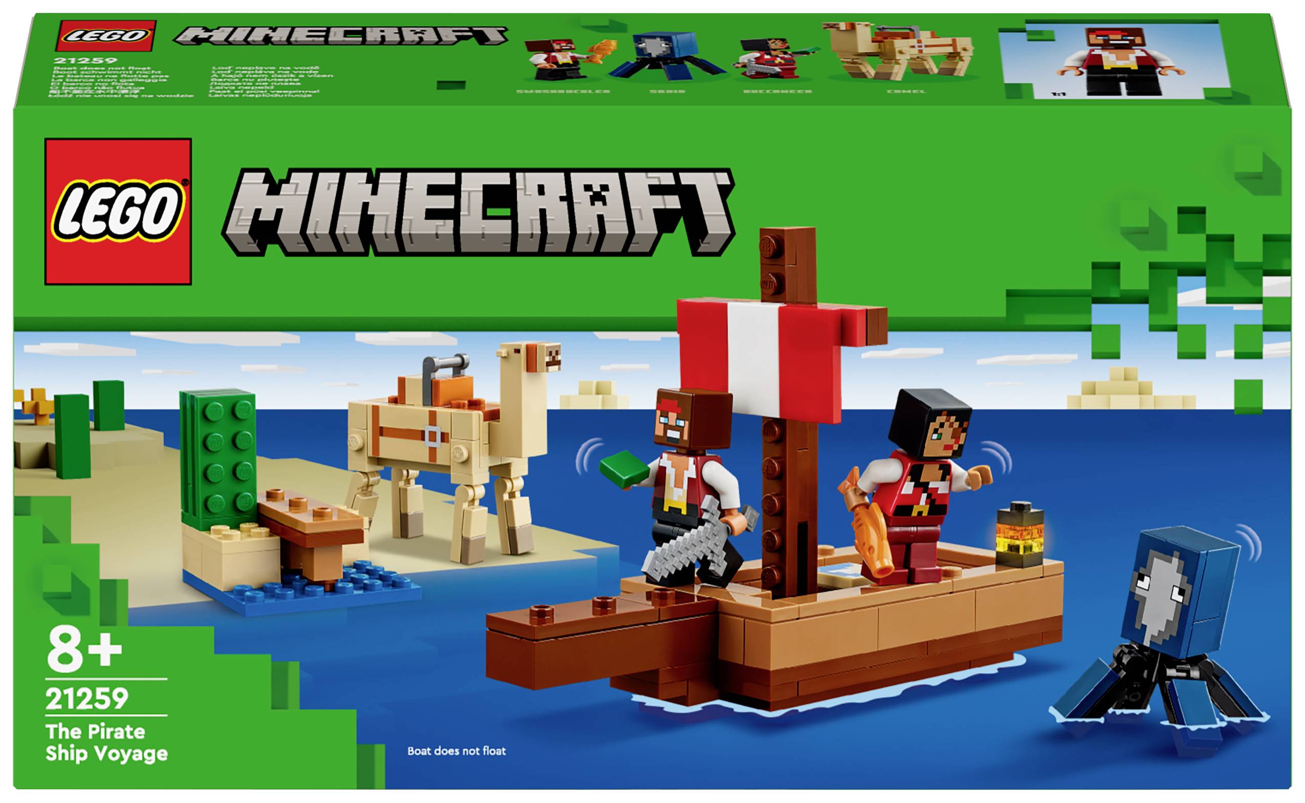 21259 LEGO® MINECRAFT The pirate ship journey