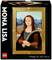 LEGO set box featuring a mosaic reproduction of the 'Mona Lisa' comprising 1,503 pieces. Recommended age: 18 years and above.