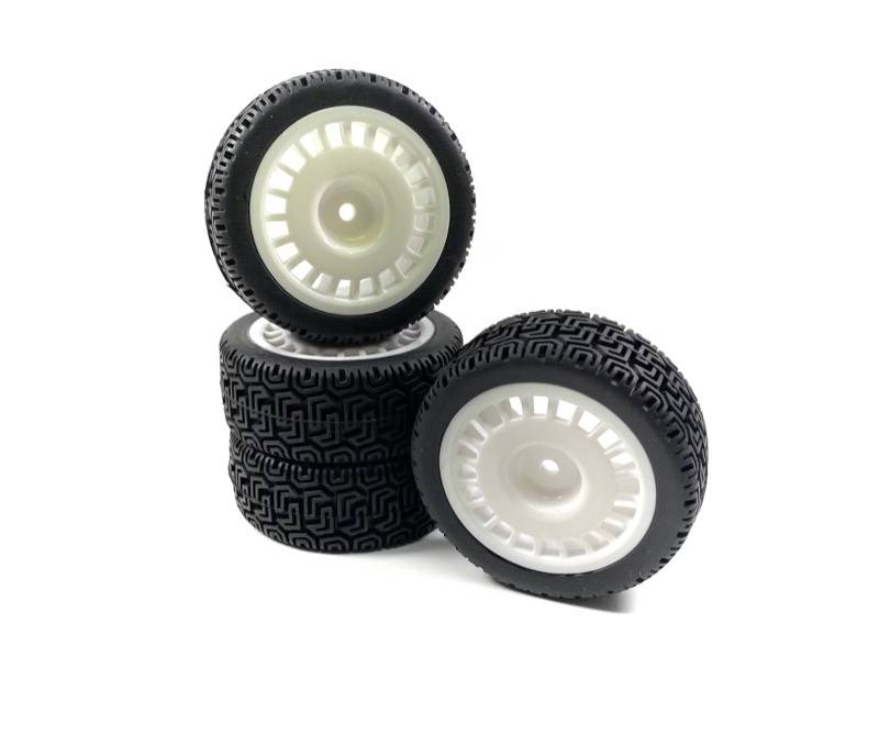 Absima 1:10 Offroad Rally Winded Complete wheels Black 4 pc(s)