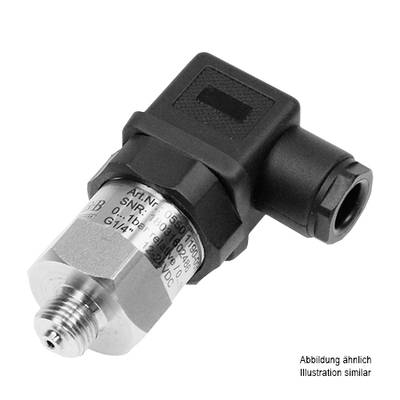 B + B Thermo-Technik Pressure transducer 1 pc(s) 0550 1291-007  ISO 4400 square connector   