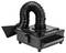 Black, rectangular extraction arm with a flexible hose, used for removing smoke or vapours in work areas.
