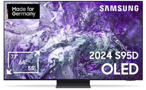 Samsung OLED 4K S95D OLED TV 165.1 cm 65 inch EEC F (A - G) CI+, DVB-T2 HD, Wi-Fi, UHD, Smart TV Black