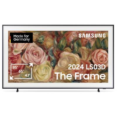 Samsung QLED 4K "The Frame" LS03D QLED TV 108 cm 43 inch EEC G (A - G) CI+, DVB-T2 HD, Wi-Fi, UHD, Smart TV, QLED Black