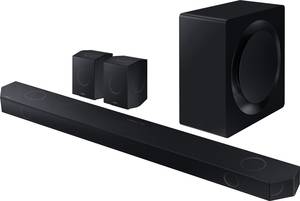 Samsung Q-Soundbar HW-Q995GD Surround system Black Dolby Atmos, Bluetooth, High-res audio, Wi-Fi, Wall brackets, Voice-controlled