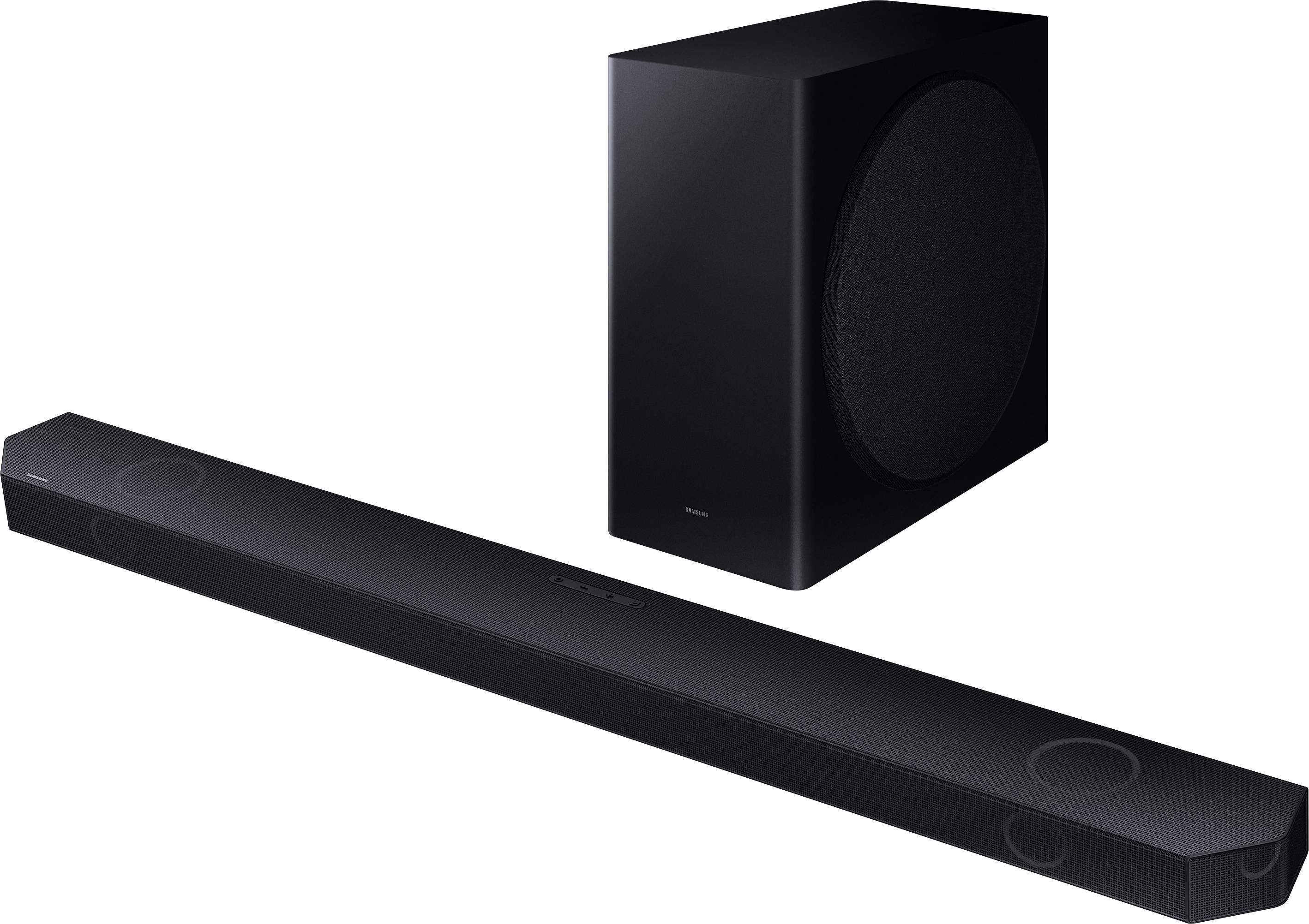Samsung Q-Soundbar HW-Q810GD Surround system Black Dolby Atmos, Bluetooth, High-res audio, Wi-Fi, Wall brackets, Voice-controlled