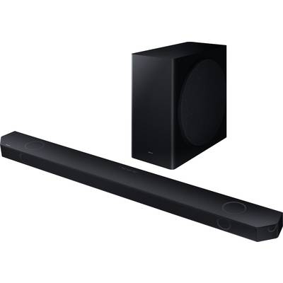 Samsung Q-Soundbar HW-Q810GD Surround system Black Dolby Atmos, Bluetooth, High-res audio, Wi-Fi, Wall brackets, Voice-c
