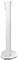A white, vertical air purifier with a simple, modern design and hexagonal base.