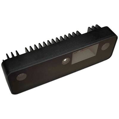 Black, rectangular device with several protruding buttons on the top surface.