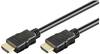 Goobay HDMI Connection cable HDMI-A plug 10 m Black 61163 4K UHD HDMI cable