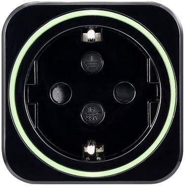 VOLTCRAFT SEM6500 BLACK Energy consumption meter + wireless socket, Data export mode, Data logger, Energy cost calculator, TRMS, Selectable energy tariffs, app-controlled, Internet connectivity