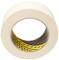 A roll of beige masking tape by 3M, suitable for painting work and covering surfaces.