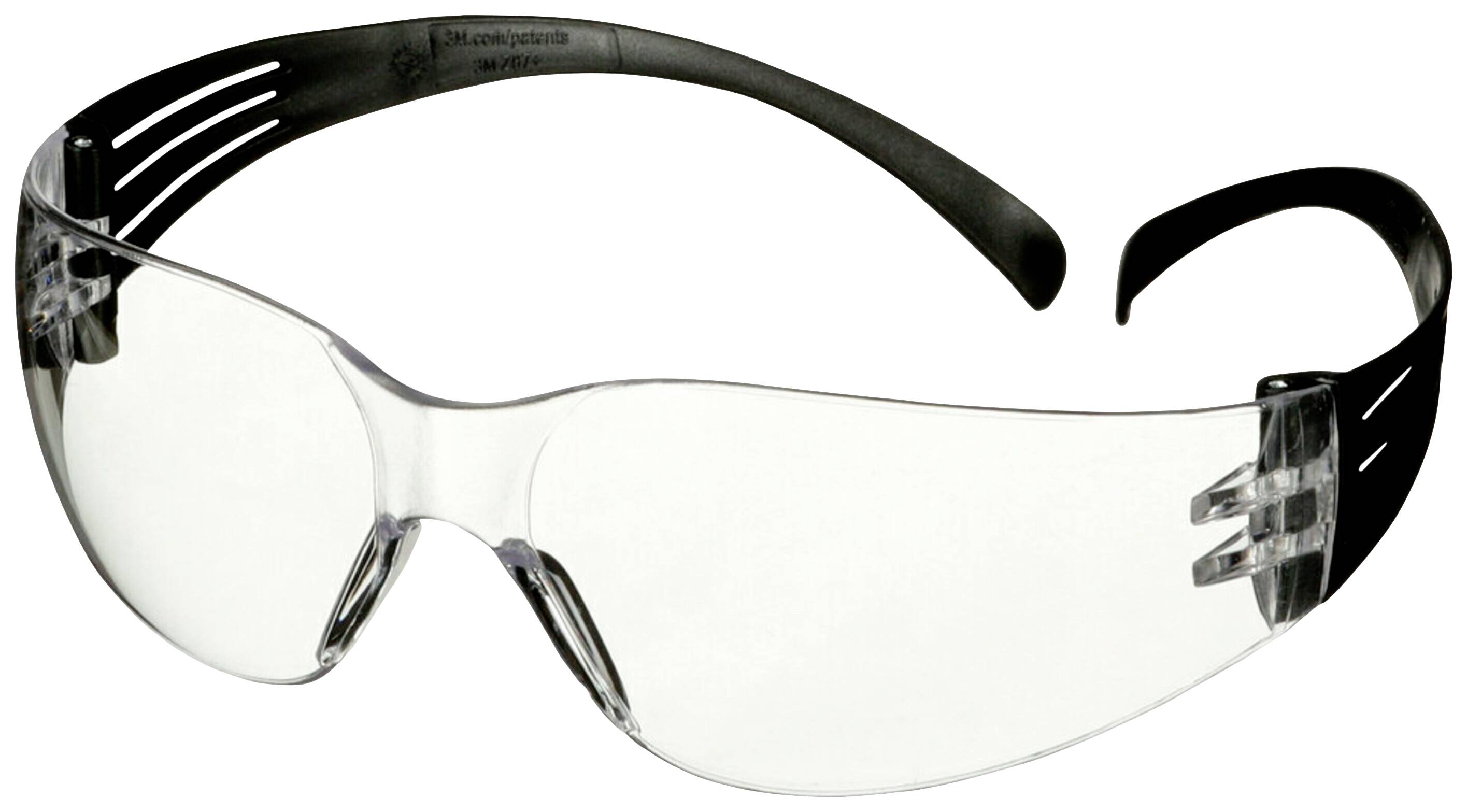 3M SF101AF-BLK Safety glasses Anti-fog coating, Anti-scratch coating Black