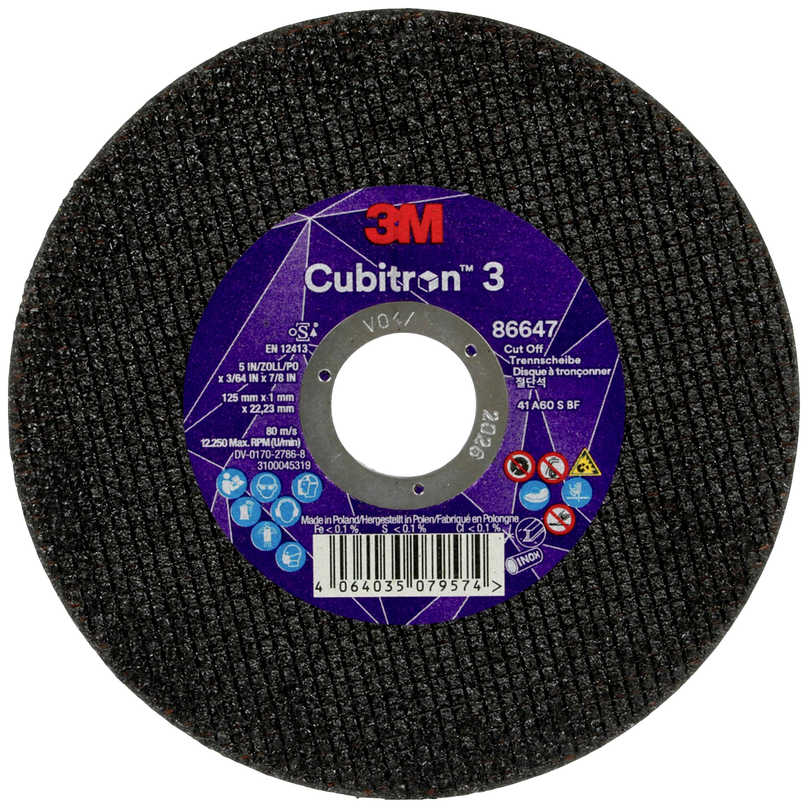 Cubitron 86647 Cutting disc 125 mm 25 pc(s)