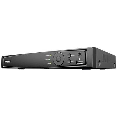 A black surveillance recorder with an ANKE logo, multiple indicator lights, a USB port and a circular function button.