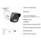 'ANNKE Surveillance Camera with 2.8 mm HD Lens, Microphone, Two Infrared LEDs, IP67 Waterproof Housing and PoE Connection.'