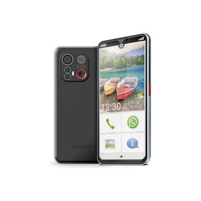 Image of Emporia SMART.6 5G smartphone 128 GB 16.7 cm (6.58 inch) Black Android™ 13