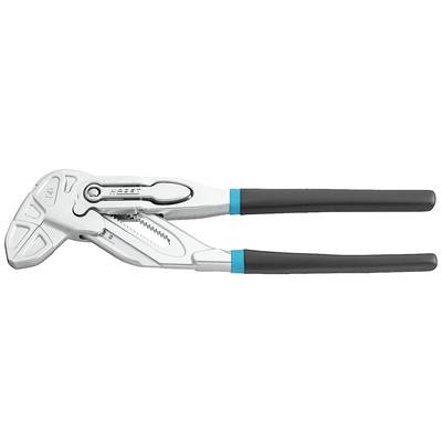 Pliers with blue handles and adjustable gripping jaws, suitable for various screw and clamping tasks.